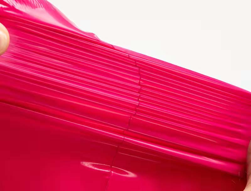 易玫红色快递袋-05